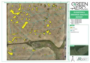 UAV / Drone Drainage Analysis Sinks Streams Flow